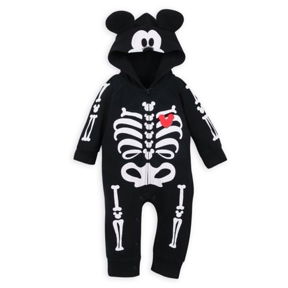 NWT Disney Store Mickey Mouse costume baby one piece glow in the dark 3-6 months - Picture 2 of 12